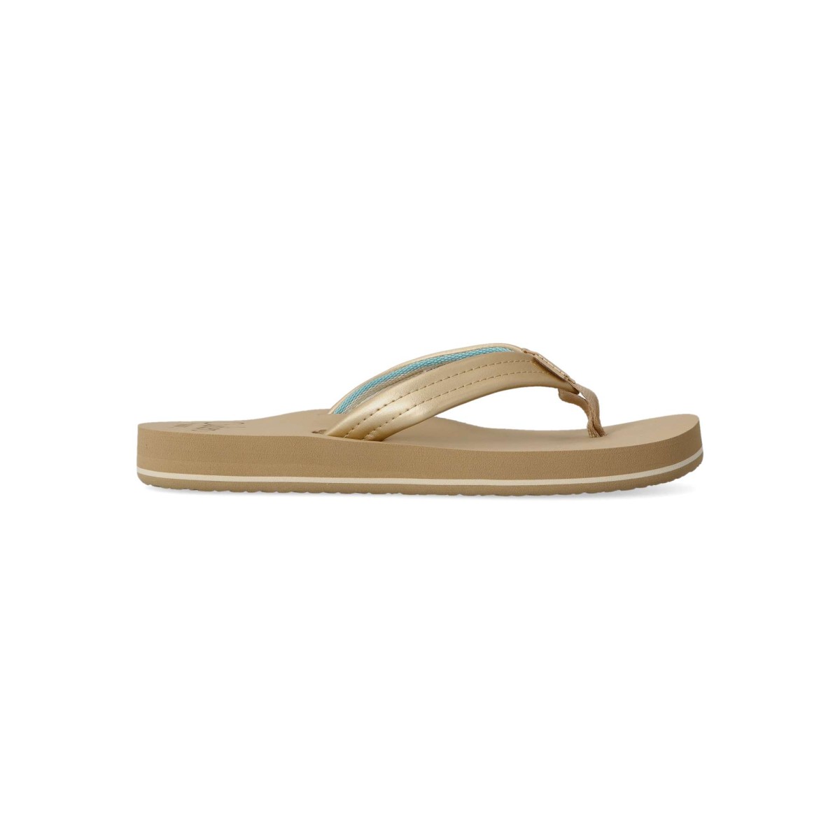 Reef - Chanclas de mujer Breeze con acolchado en piel sintética, soporte anatómico para el arco y suela de goma, ideales para playa y piscina