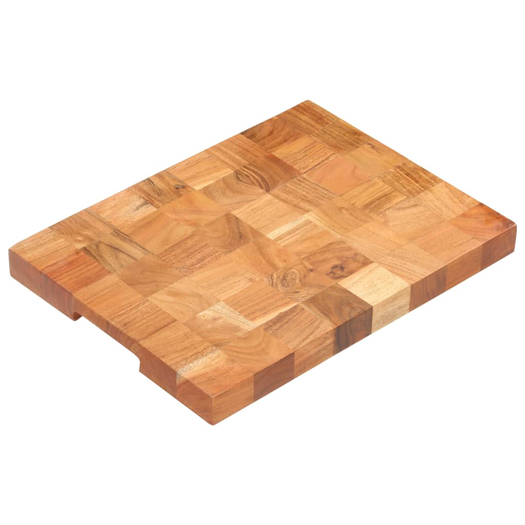 vidaXL Madera Maciza de Acacia Tabla de Cortar Rebanar Picar Dimensiones 40 x 30 x 3.8 cm, 50 x 34 x 3.8 cm, 60 x 40 x 3.8 cm
