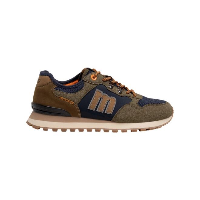 Zapatillas Hombre Mtng Mustang Joggo Track Verde Kaki: Confort Vegano y Estilo Retro con Tracción Segura