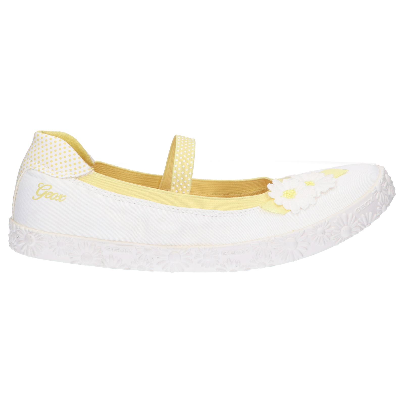 GEOX J92D5I 00011 J KILWI C1000 WHITE Girl Ballerinas