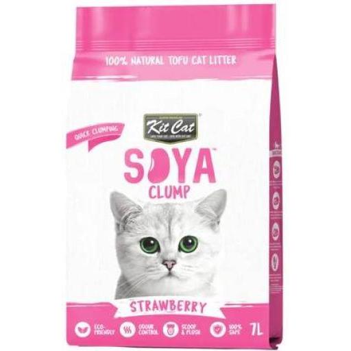 Kit Cat Arena Eco SoyaClump Fresa 2 KG
