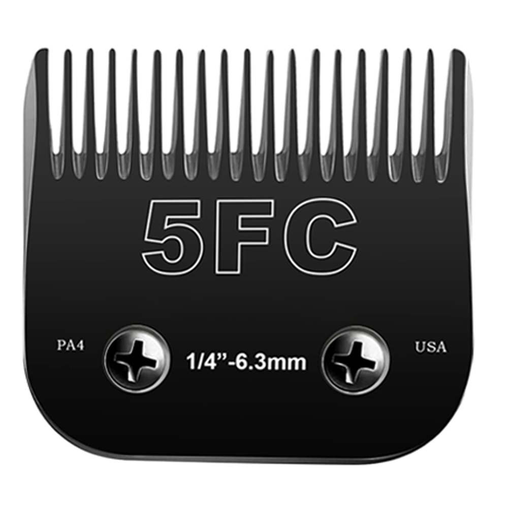 TK Cuchilla De Afeitar Para Perros Negra 4FC#5FC#7FC#10#15# Compatible Con Afeitadoras De Mascotas Hecha De Acero Inoxidable Desmontable