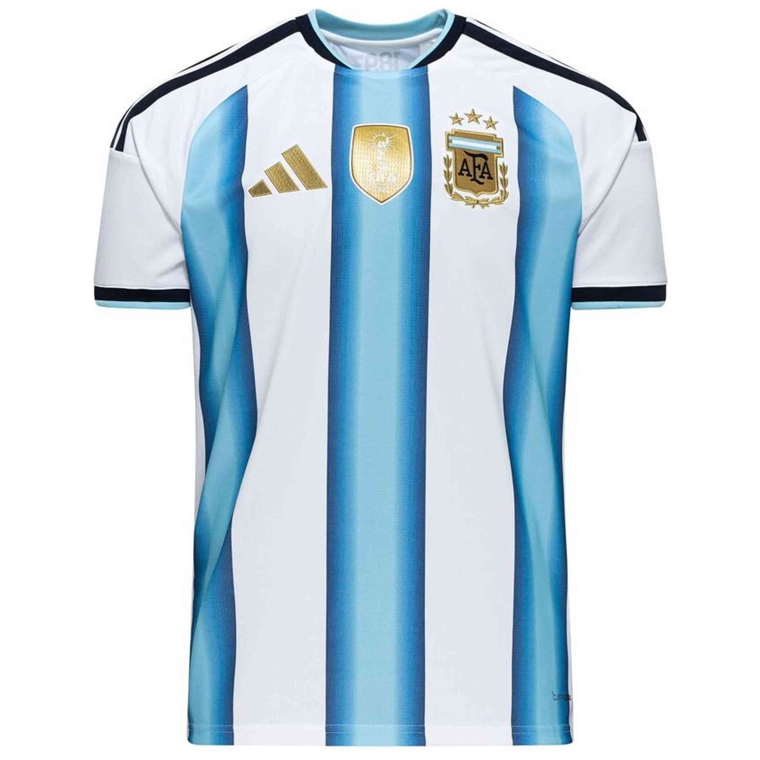 Camiseta De Futbol Adidas modelo JM8396 para Hombre en color WHITE/ICEBLU/LTBLUE