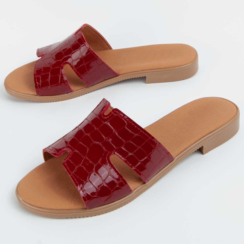 Sandalia De Piel Para Mujer. Purapiel Hacca3 102715