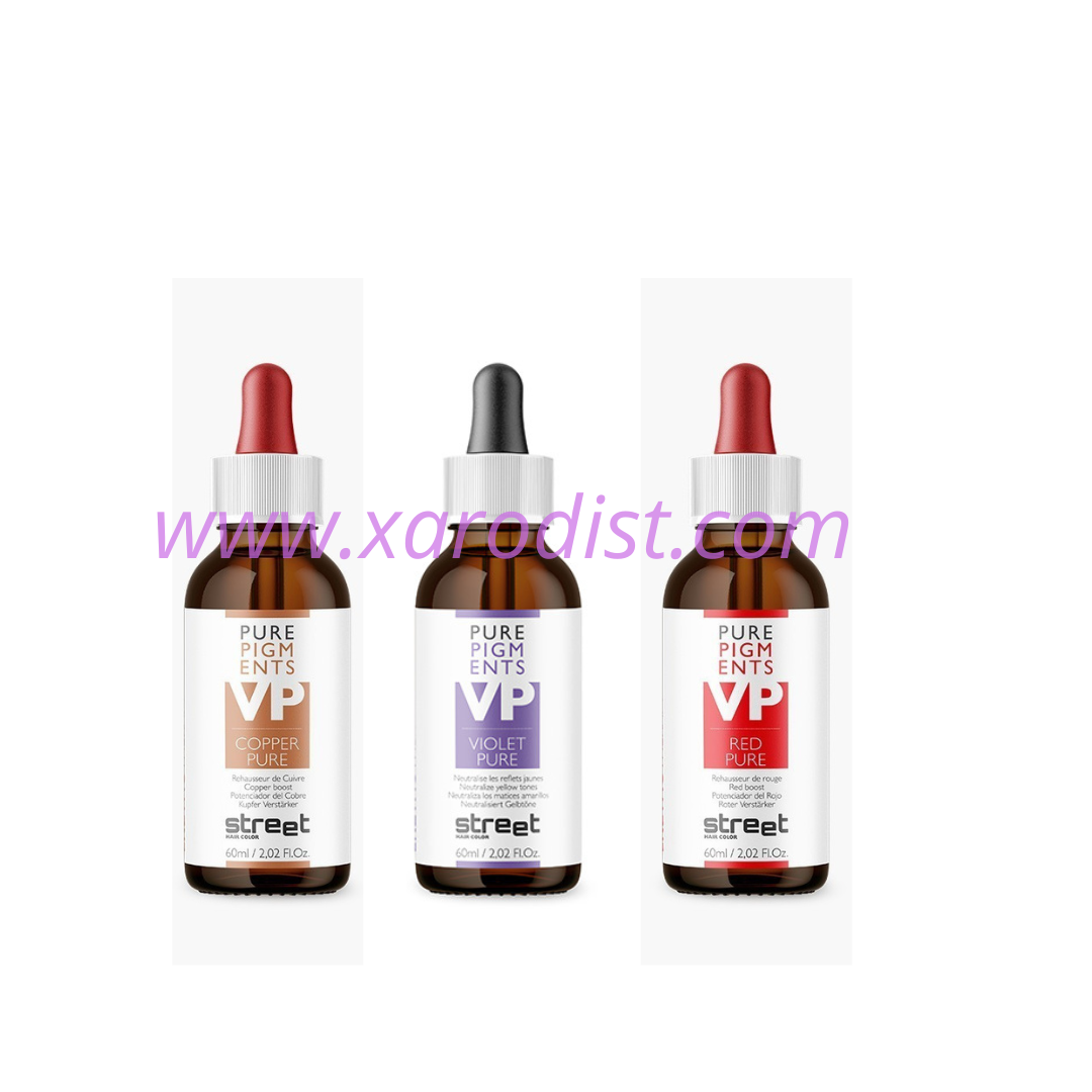 Belma kosmetik- Pack Pure Pigment - Violeta Puro-Rojo puro-Cobre puro-60 ml x 3