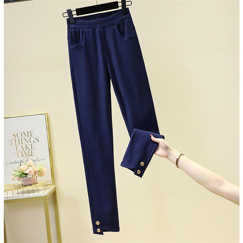 TK Jeans Otoño Mujer Lápiz Elásticos Negro Azul Tallas Grandes