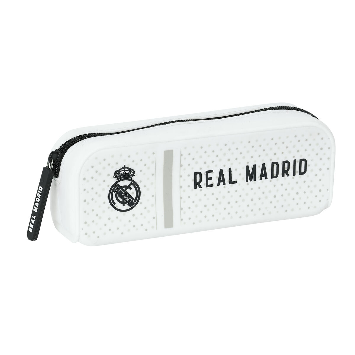 SAFTA Portatodo Cuadrado Silicona Oficial Real Madrid 1ª Equipación 24/25