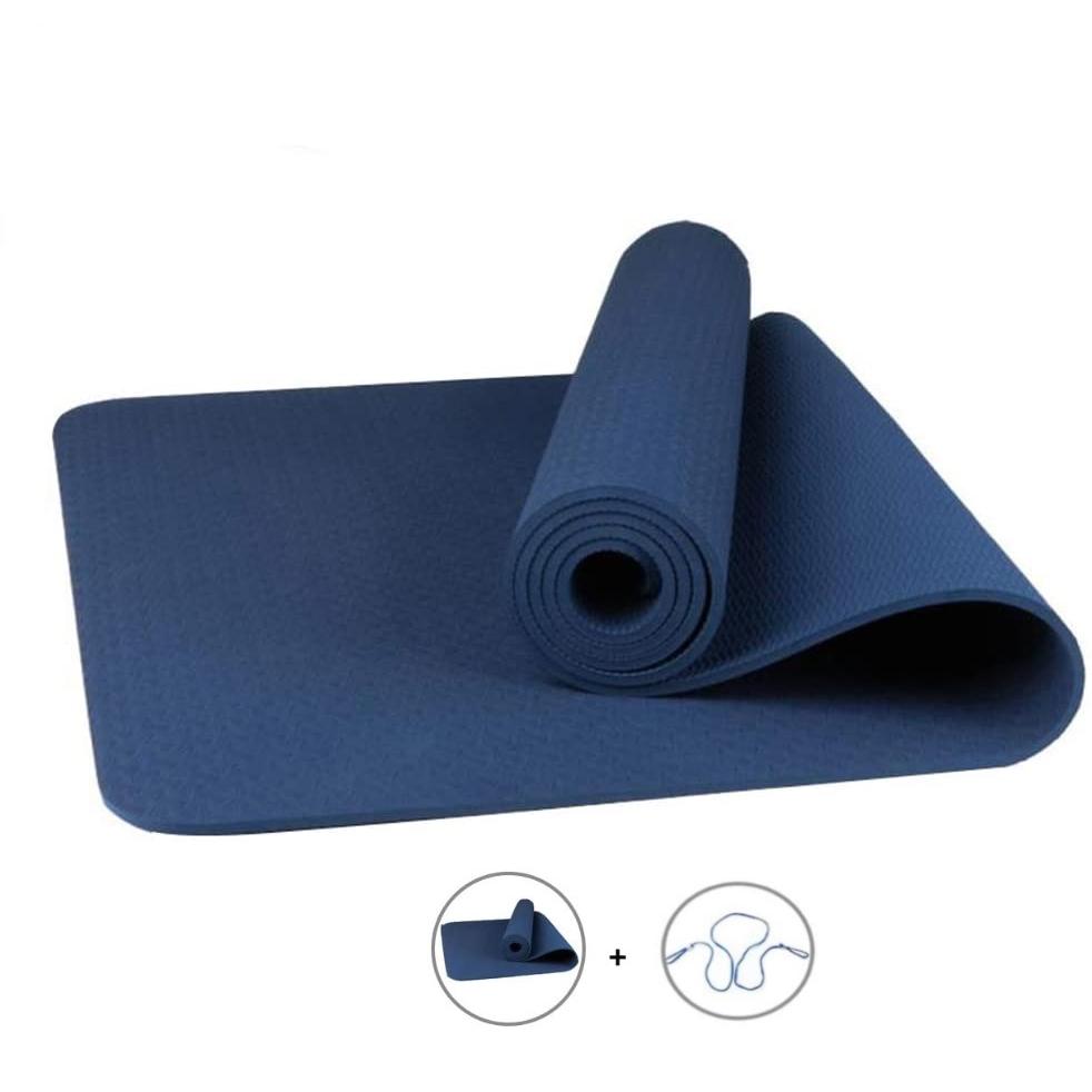MAXYOGA® Esterilla Yoga TPE 183x61x6mm Doble Cara Antideslizante