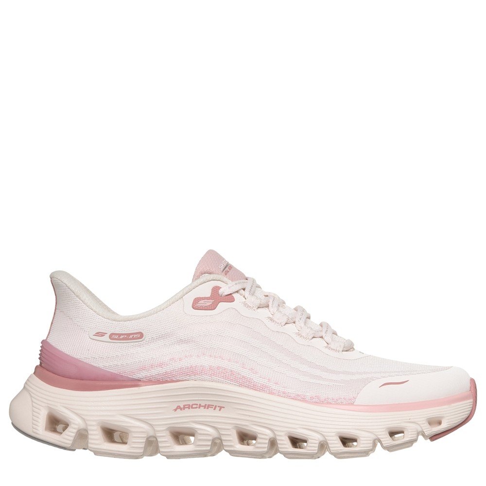 Cómoda  SLIP-INS ARCH FIT GLIDE WAVE BEIG de SKECHERS: zapatillas veganas con plantilla Arch Fit y suela Glide-Step, amortiguación y ajuste cómodo. ¡Cómpralas ahora! Altura Tacón bajo (1-3 cm) Referencia
