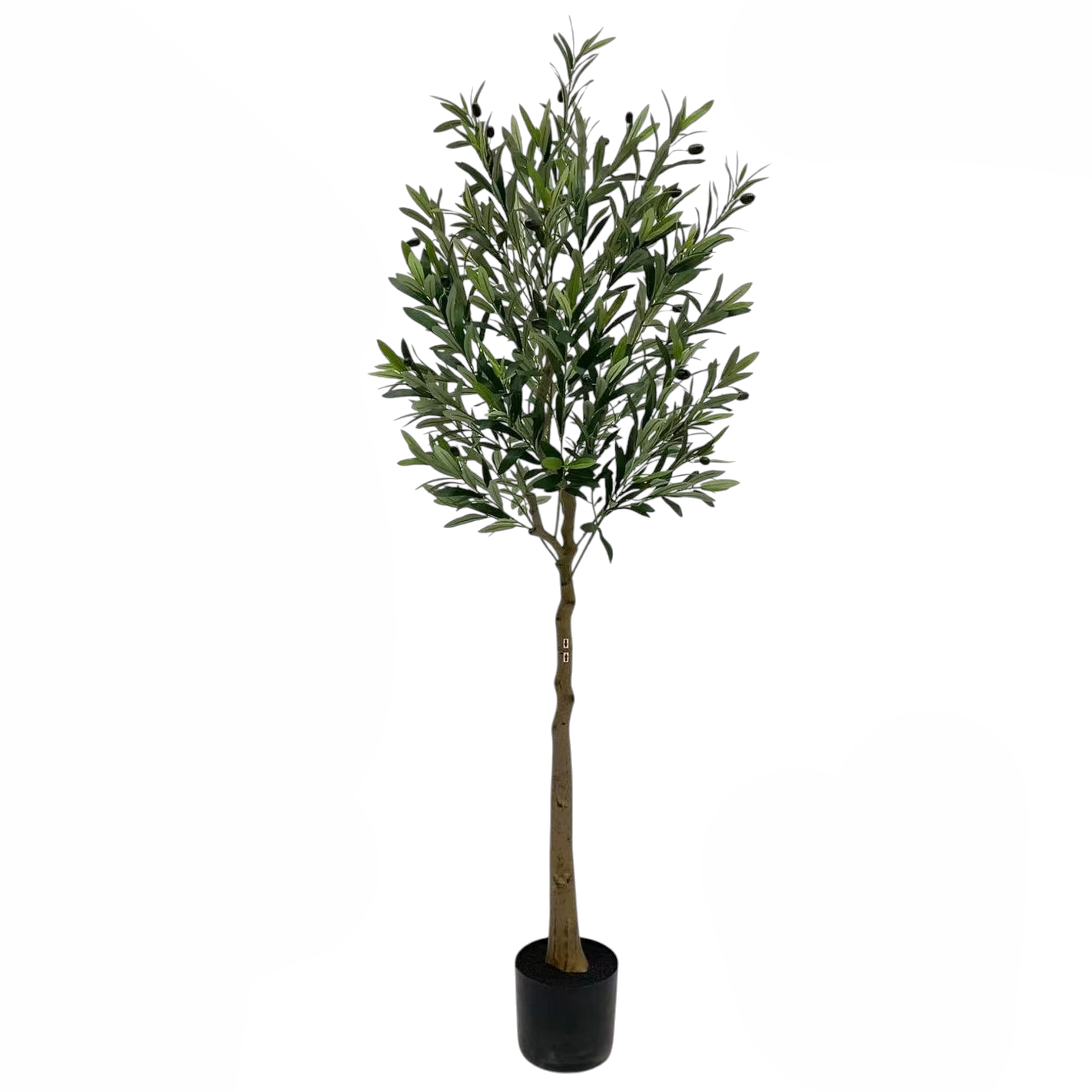 HORO.ES Árbol de Olivo Artificial Grande 140CM/160CM Planta en Maceta para Interior para Decoración Moderna de Cuarto de Baño y Salón