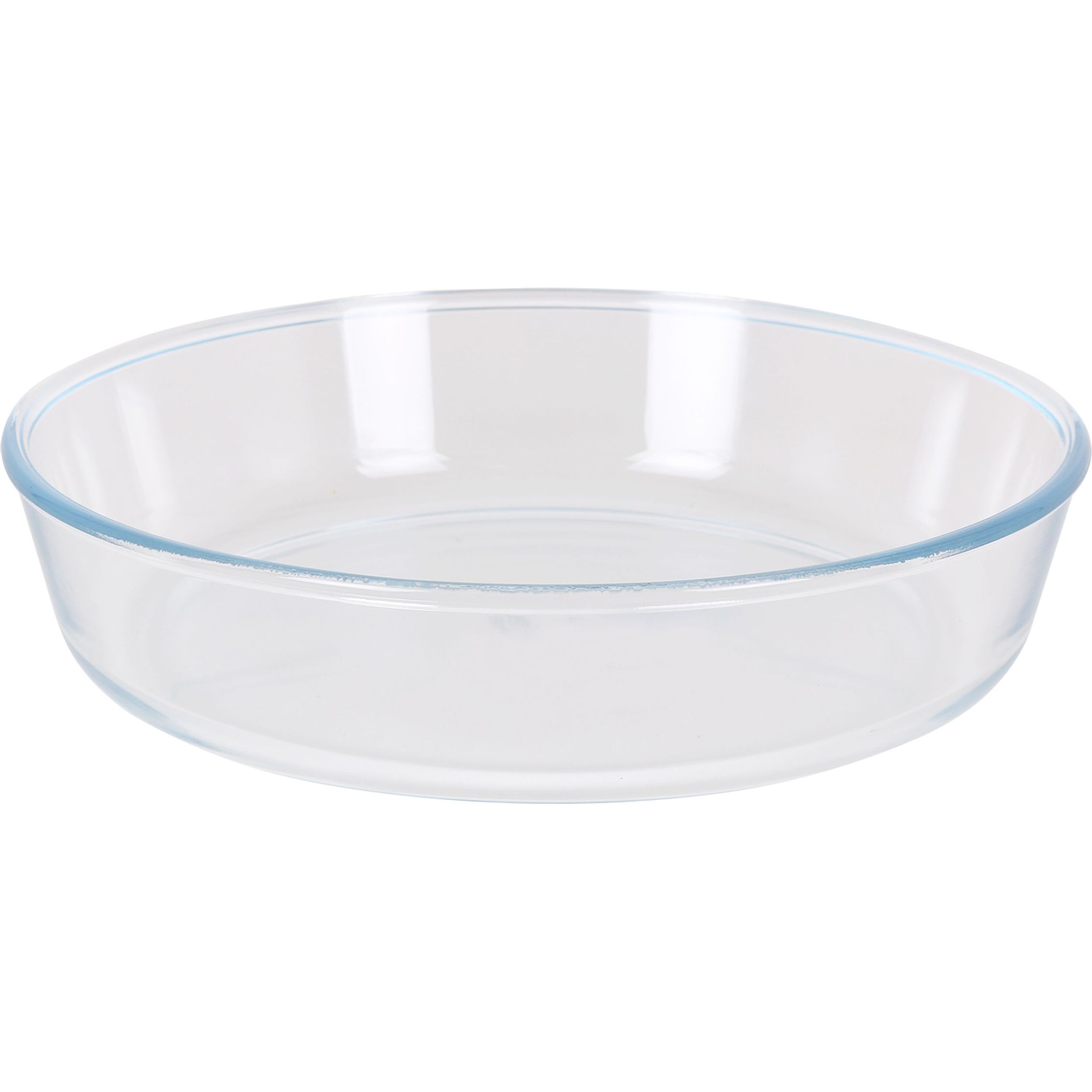Quttin - Molde para Tarta de Vidrio Hondo 26CM - Versátil y Duradero - Diseño Elegante - Resistente y Apto para Lavavajillas