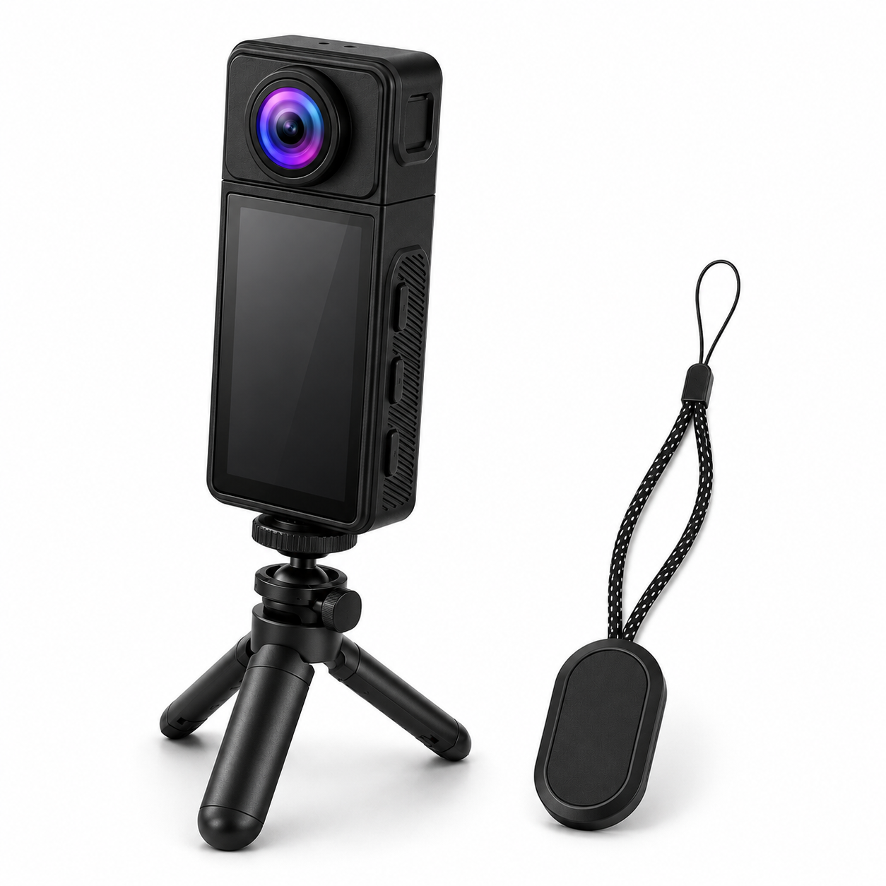 Cámara deportiva compacta con conexión WiFi, pantalla LCD integrada, grabación HD, visión en tiempo real y descarga inalámbrica de vídeos ideal para vloggers, aventureros y entusiastas del deporte