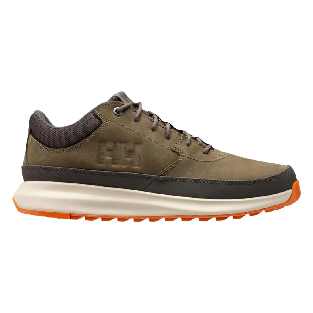 Zapatillas Verdes Helly Hansen Beckett Utility Green con Empeine de Piel Impermeable