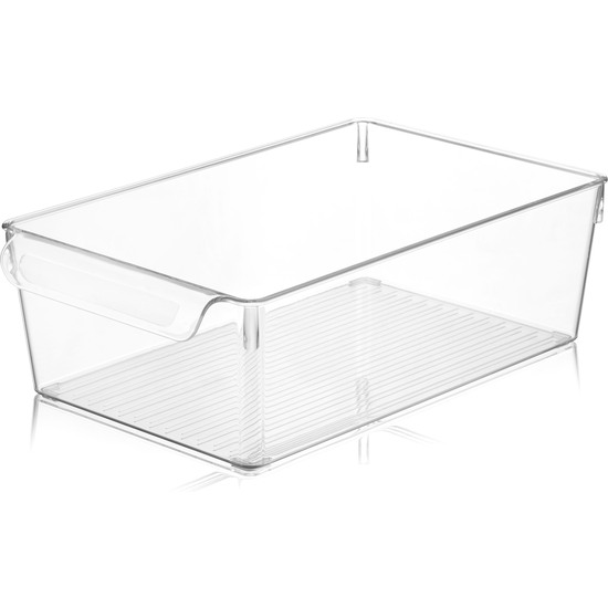 QUTTIN - Caja Multiusos Transparente 20 x 32,5 x 10 cm | Amystyle