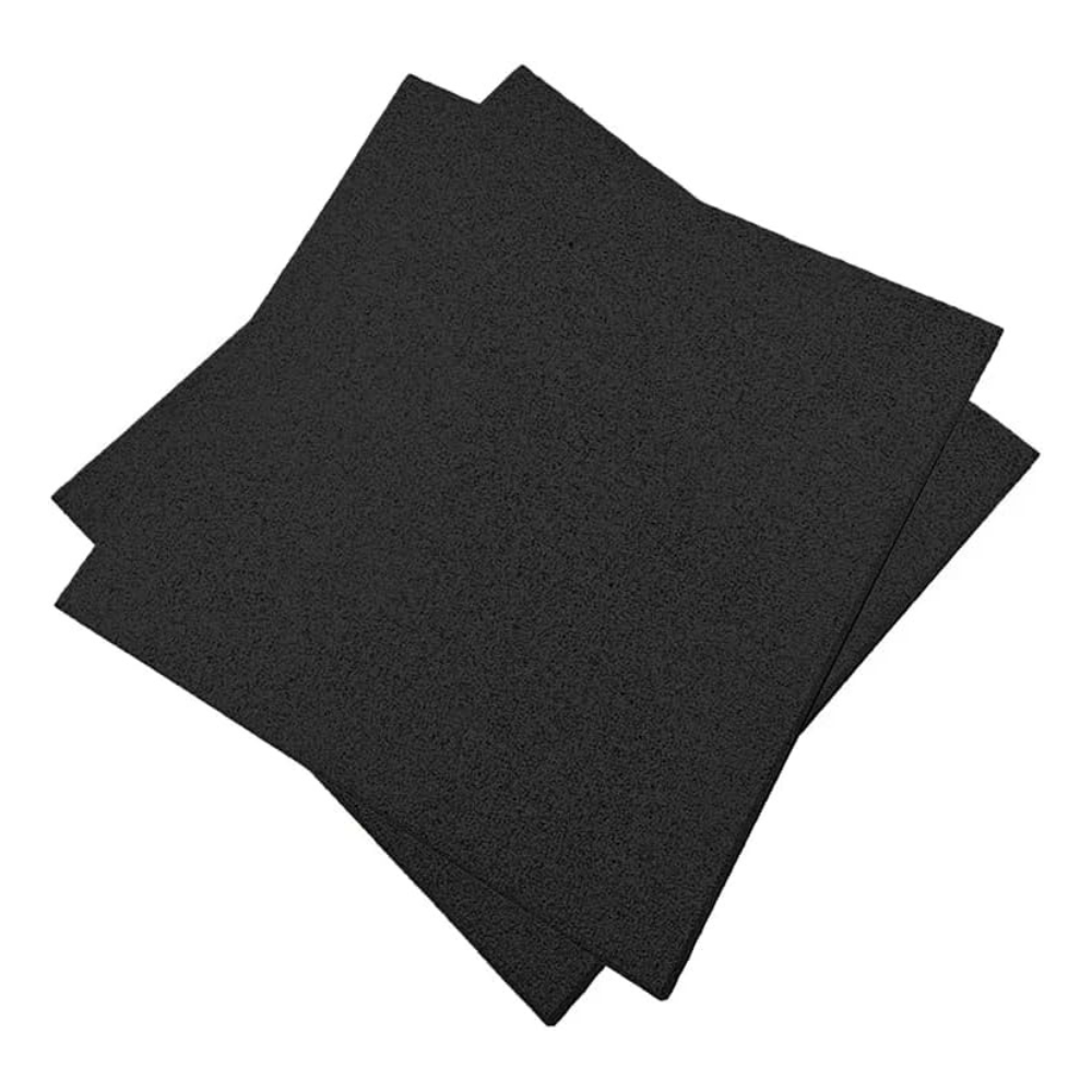 Arquiservi - Loseta de Caucho 50x50x10 mm Negro - Antideslizante y Aislante. Ideal para Fitness, Yoga y Funcionales