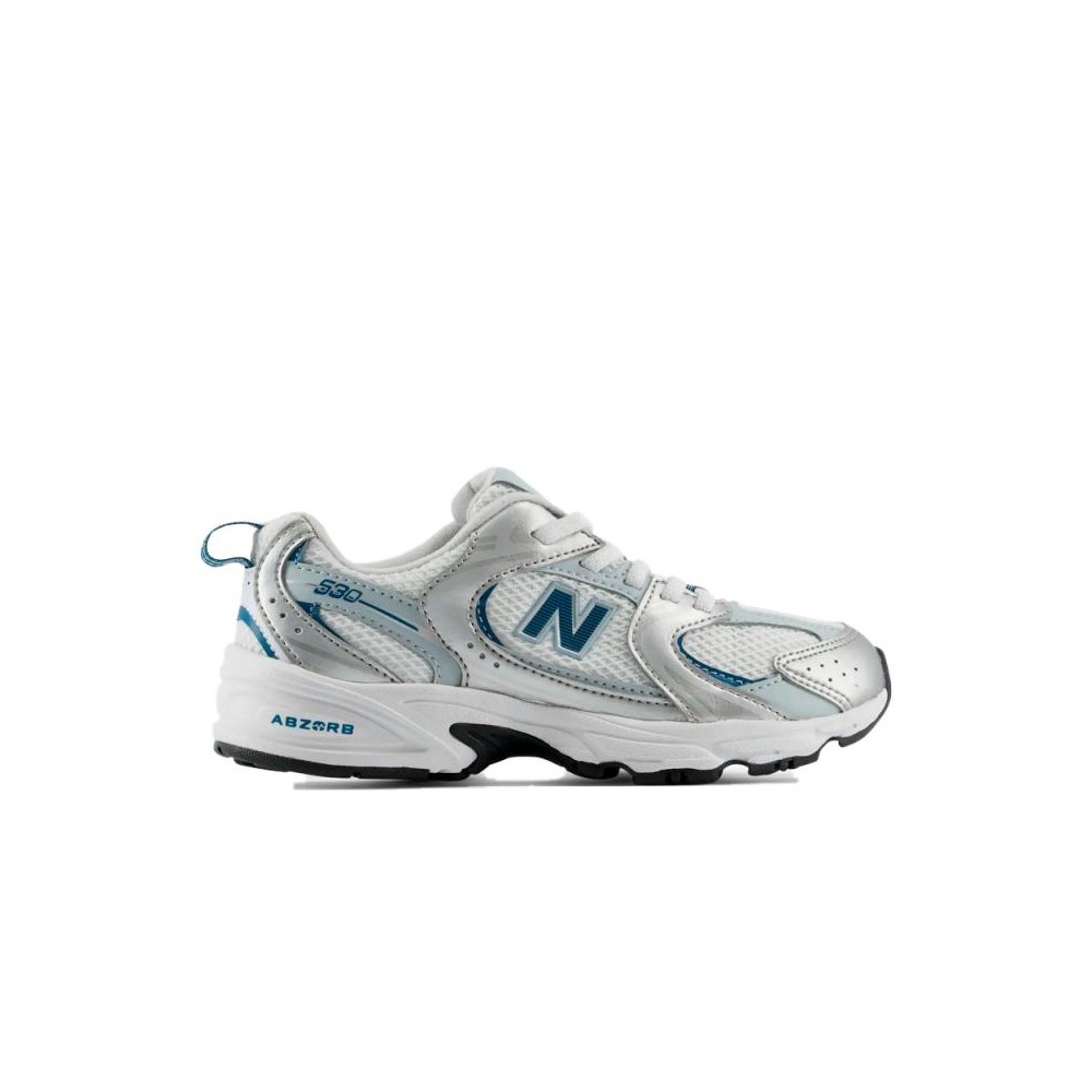 Sneakers Mujer New Balance Gr530 Blanco-Azul