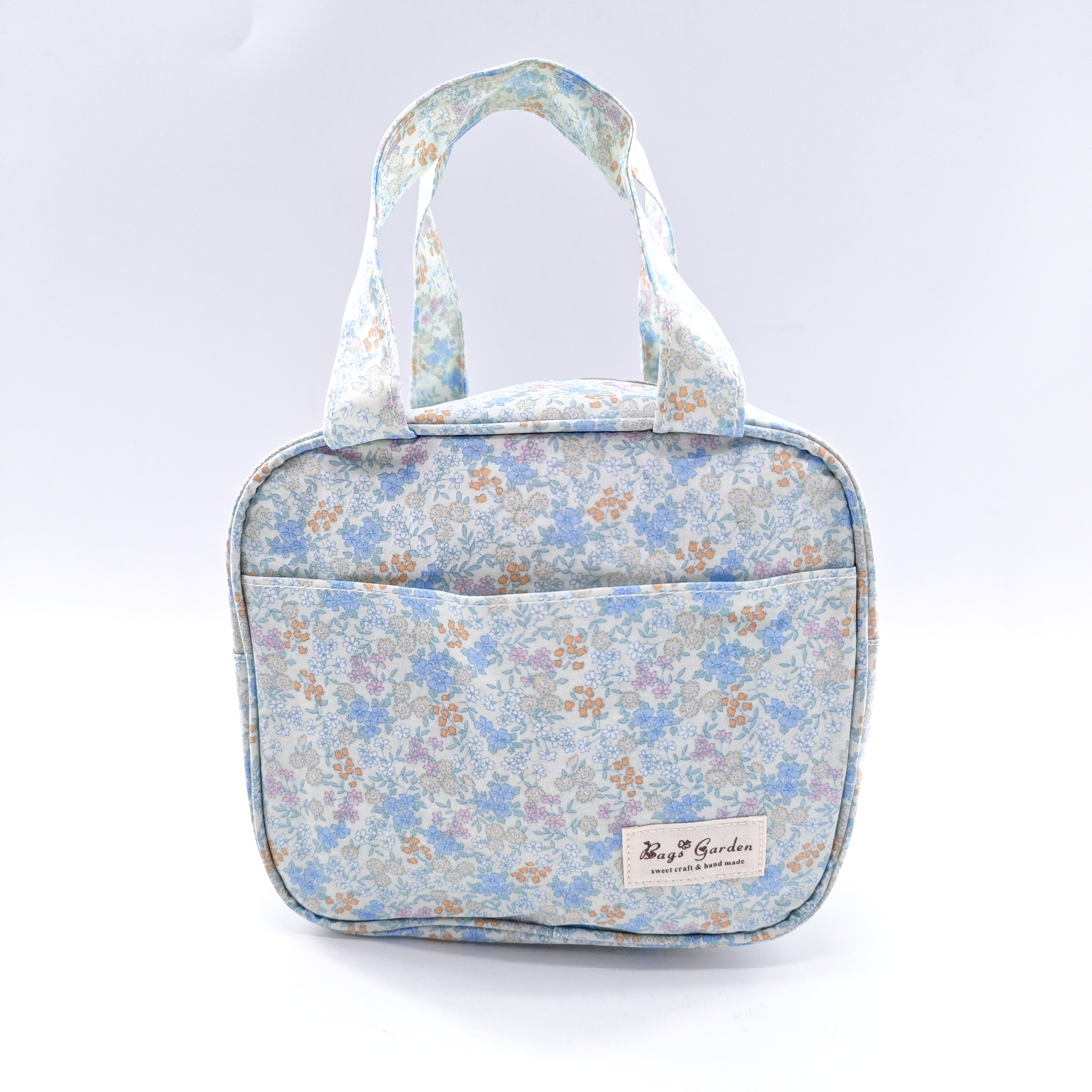 Bagsgarden-Bolsa nevera impermeable con diseño floral, bolsa térmica para entregas a domicilio, ideal para uso comercial y mantenimiento de temperatura. Bolsa de mano para picnic, lonchera para estudiantes y caja de almuerzo.