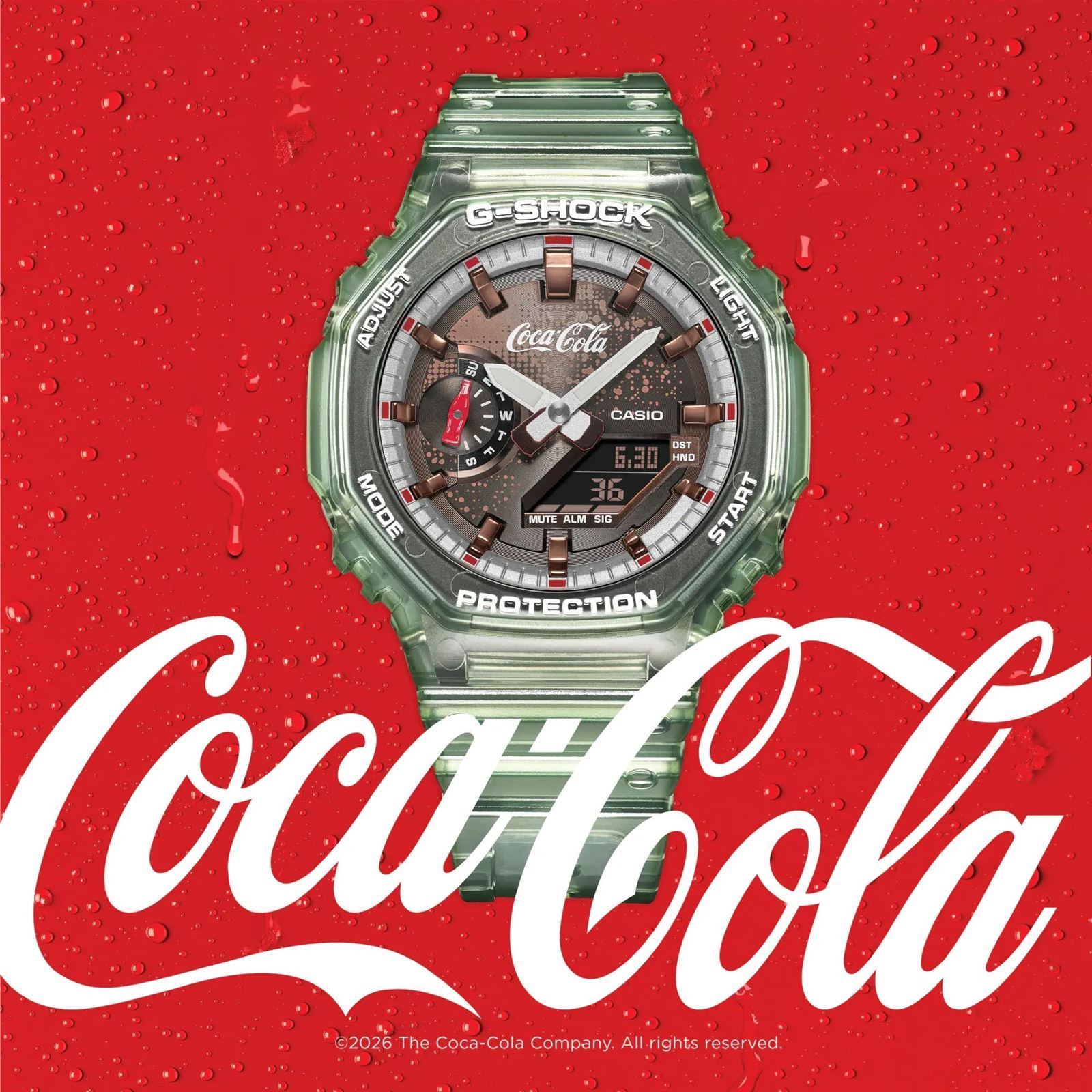 Reloj Casio G-Shock Limited Edition Coca Cola GA-2100CC-3AER