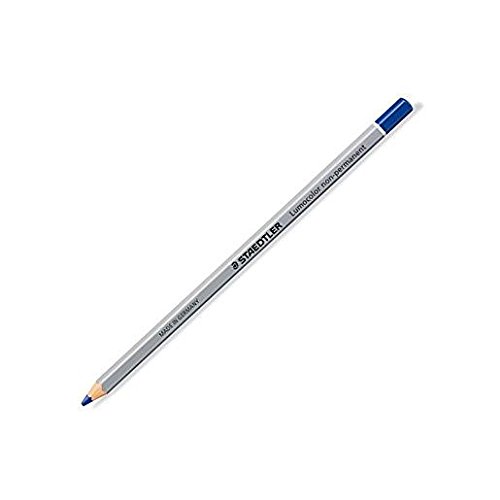 STAEDTLER Lumocolor omnichrom 108 - Rotuladores en seco (3 unidades), color azul