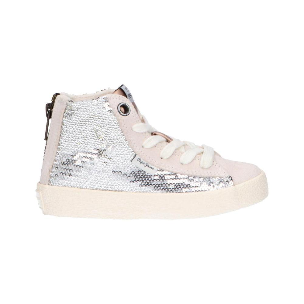 Girls' sports shoes pepe jeans pgs30410 portobello 934 silver