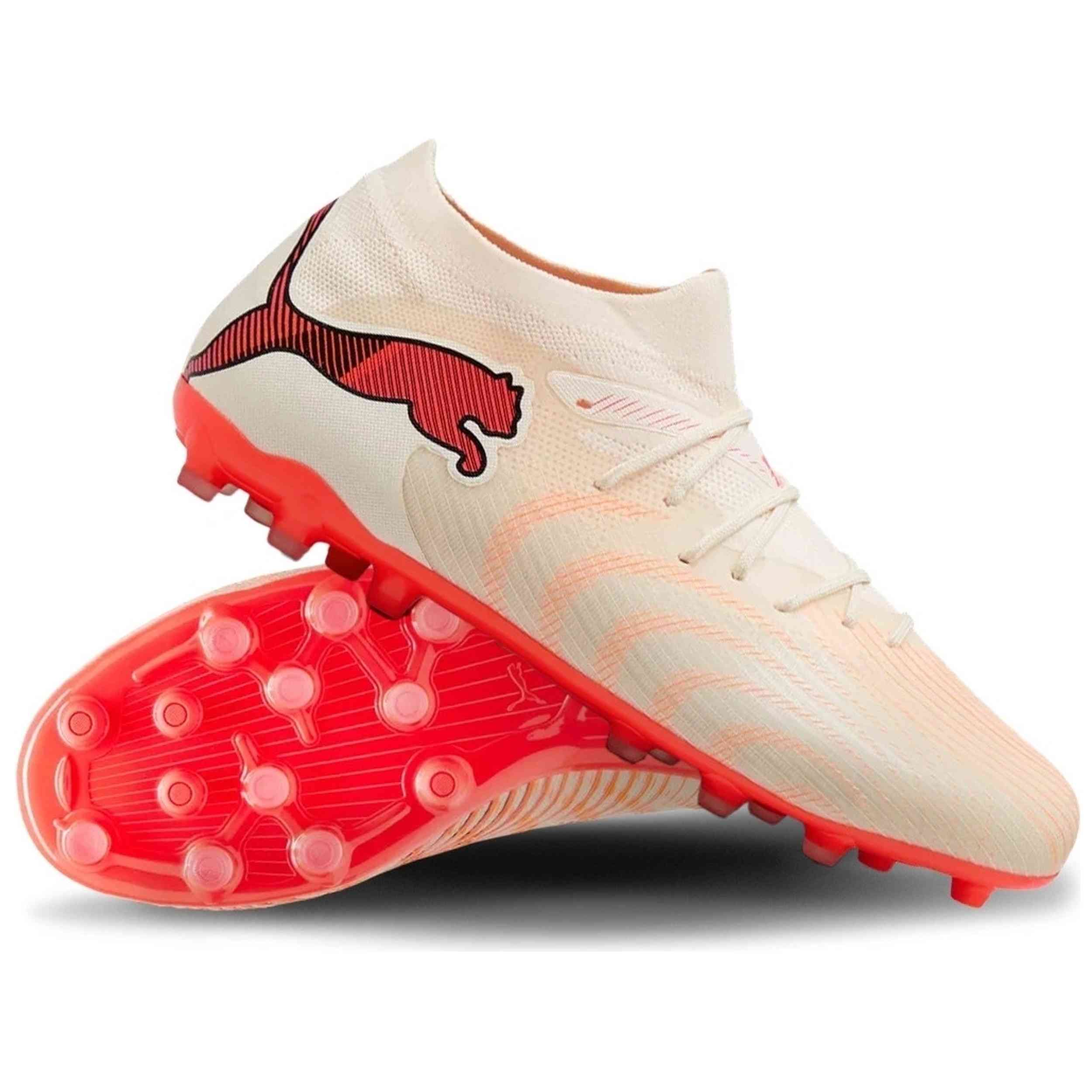 Botas Puma modelo Future 9 Match Mg en color Beig