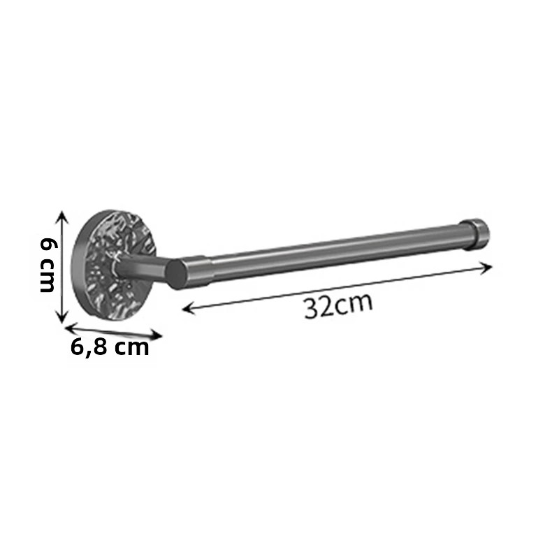 TK Soporte De Toalla Self-Adhesivo Y Giratorio Para Baño Y Cocina Soporte De Muro Montado Sin Perforar Accesorios De Baño