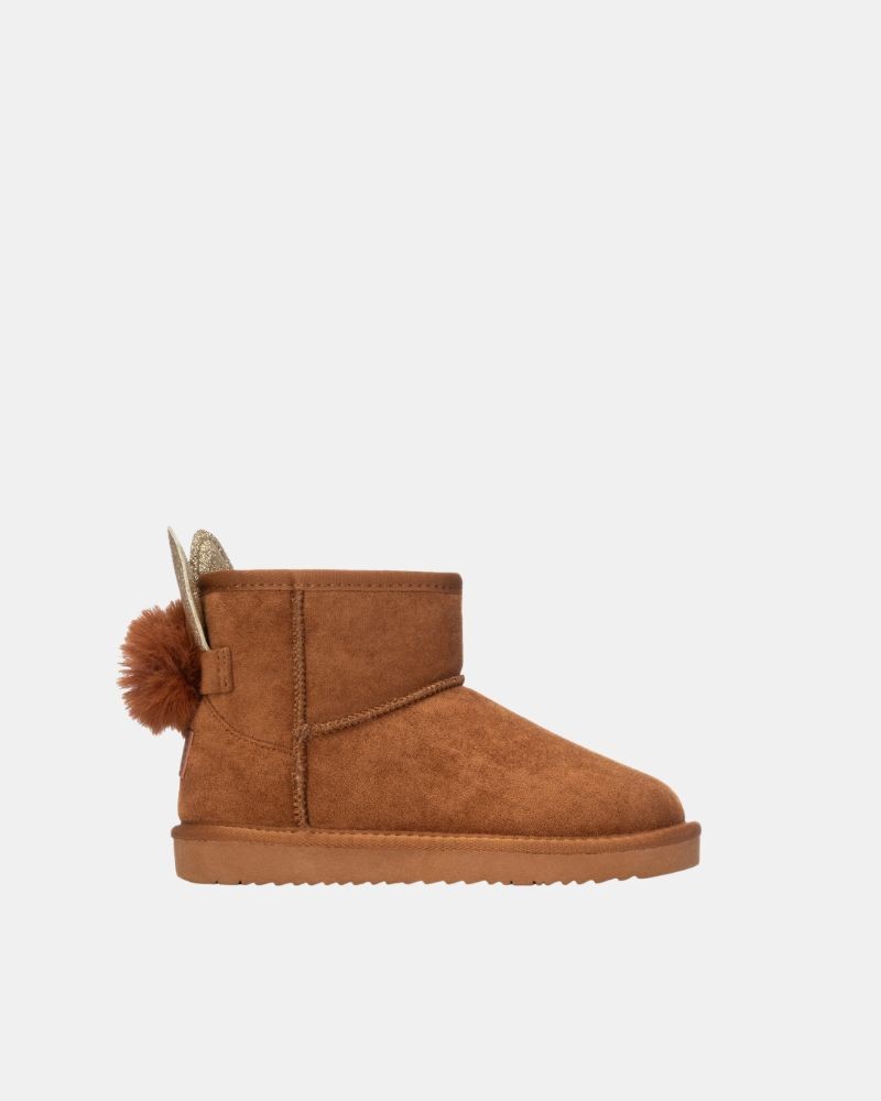 XTI 154022 Botines De pelo Bajos Australianas Infantil Marrón