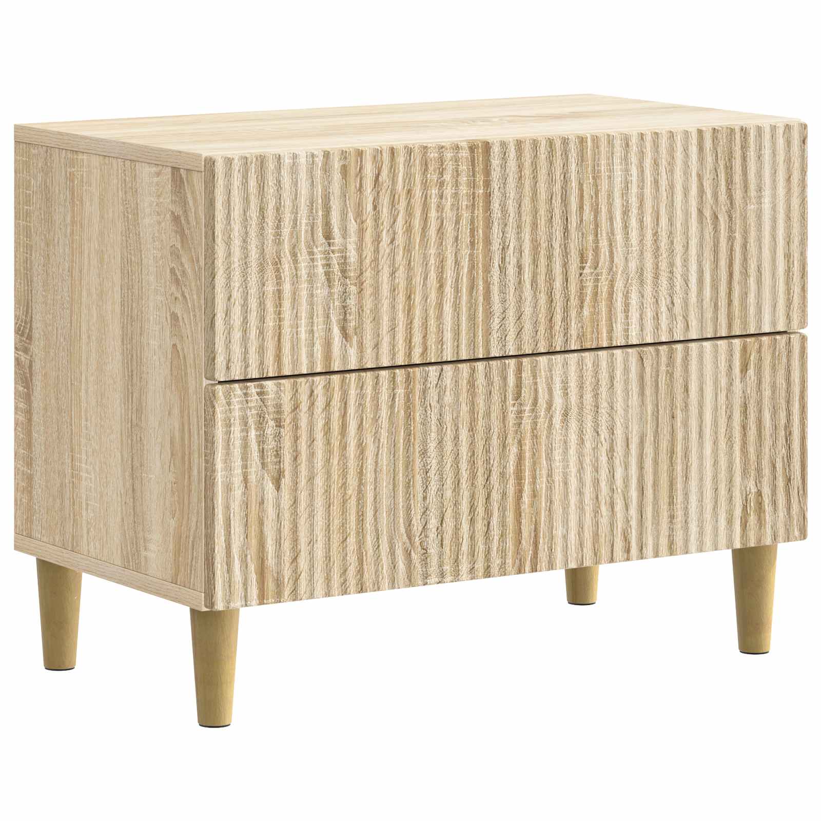 vidaXL Armario de Noche 62 x 34,5 x 48 cm Madera de ingeniería Multicolor