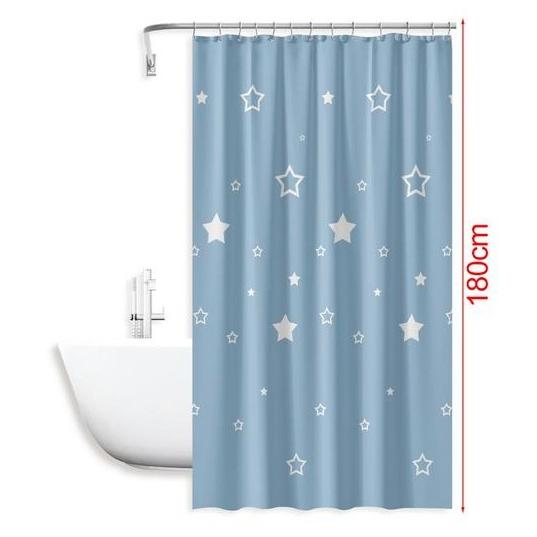 C.A | Cortina de Ducha Impermeable 🚿 | Poliéster | Antimoho | 180x180 cm | Baño Moderno
