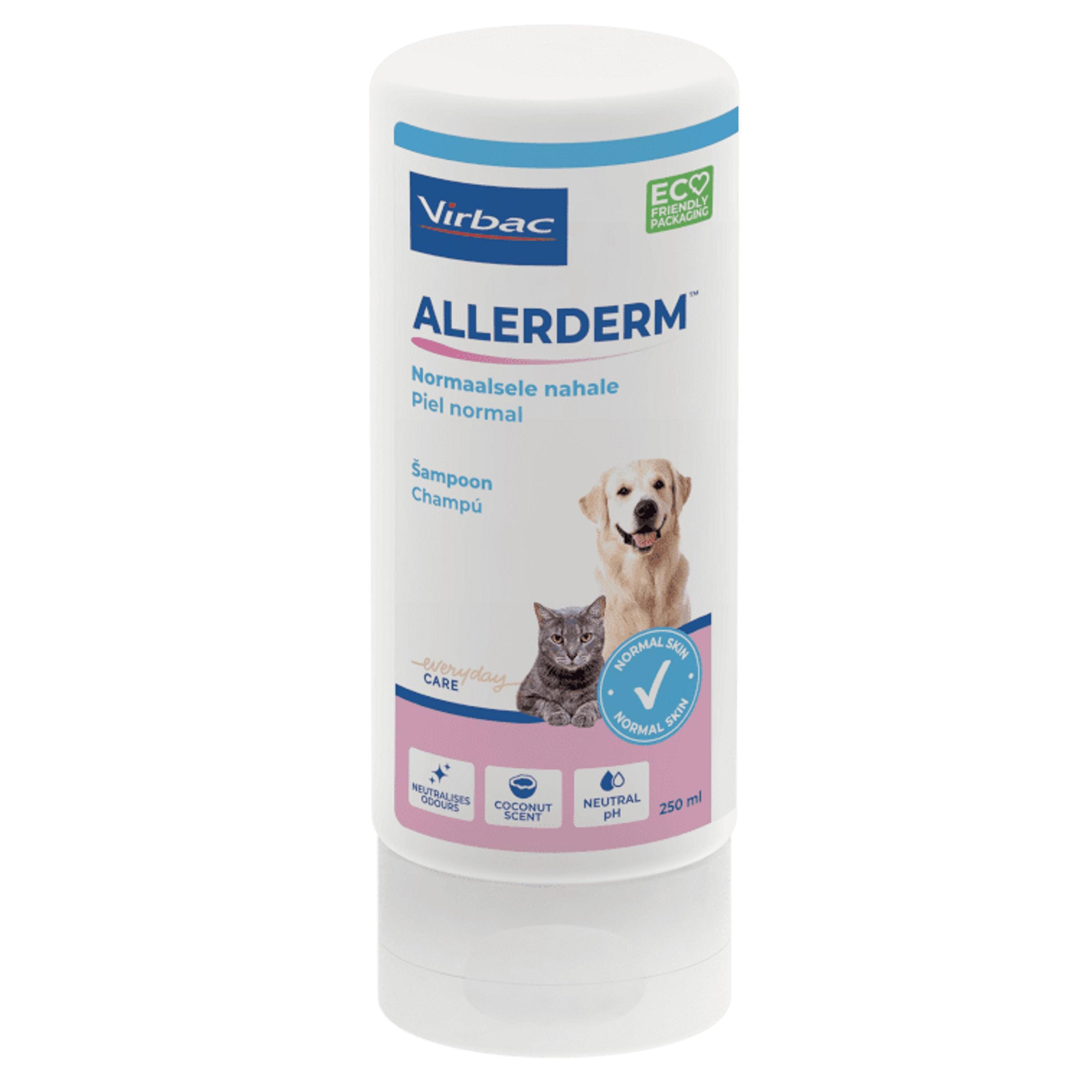 Virbac Allerderm Champú Piel Normal para Perros y Gatos  Champú para Perros y Gatos