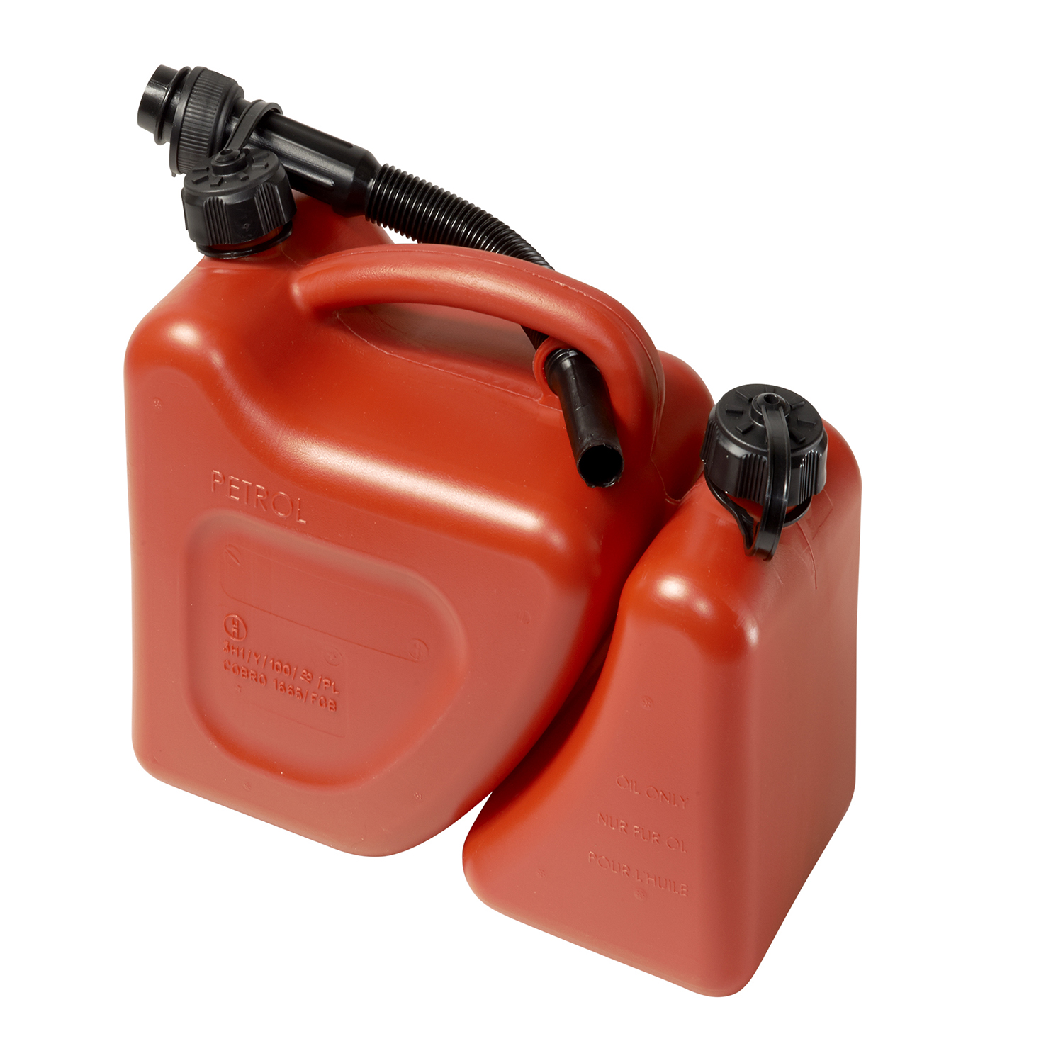 SANCO STORE - MAURER Bidon Gasolina Doble. Capacidad 5 + 2 Litros Homologado "UN" Con Canula
