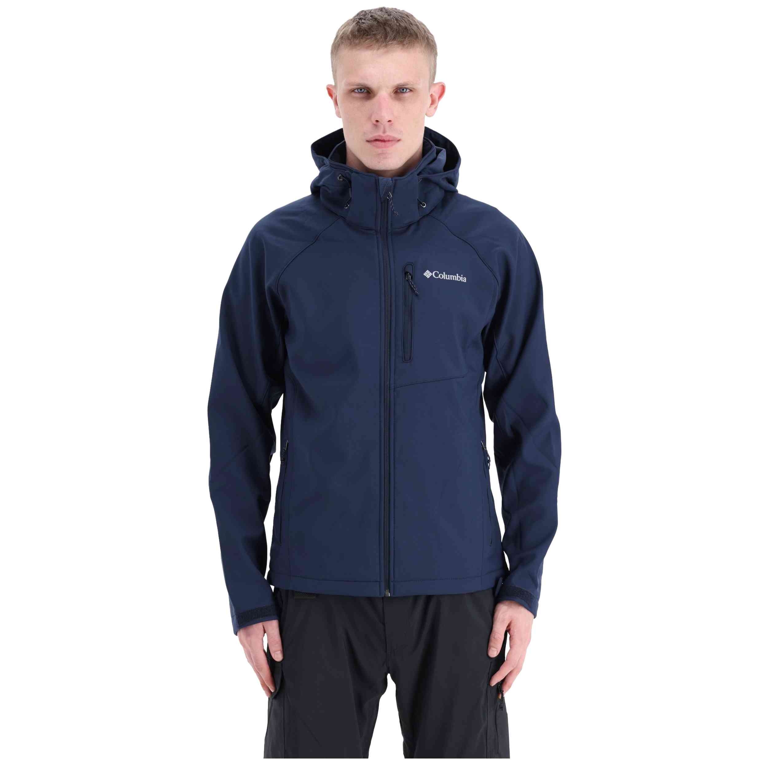 Chaqueta Columbia modelo Chaqueta con capucha Columbia Cascade Ridge III Softshell azul medianoche para Hombre en color Azul