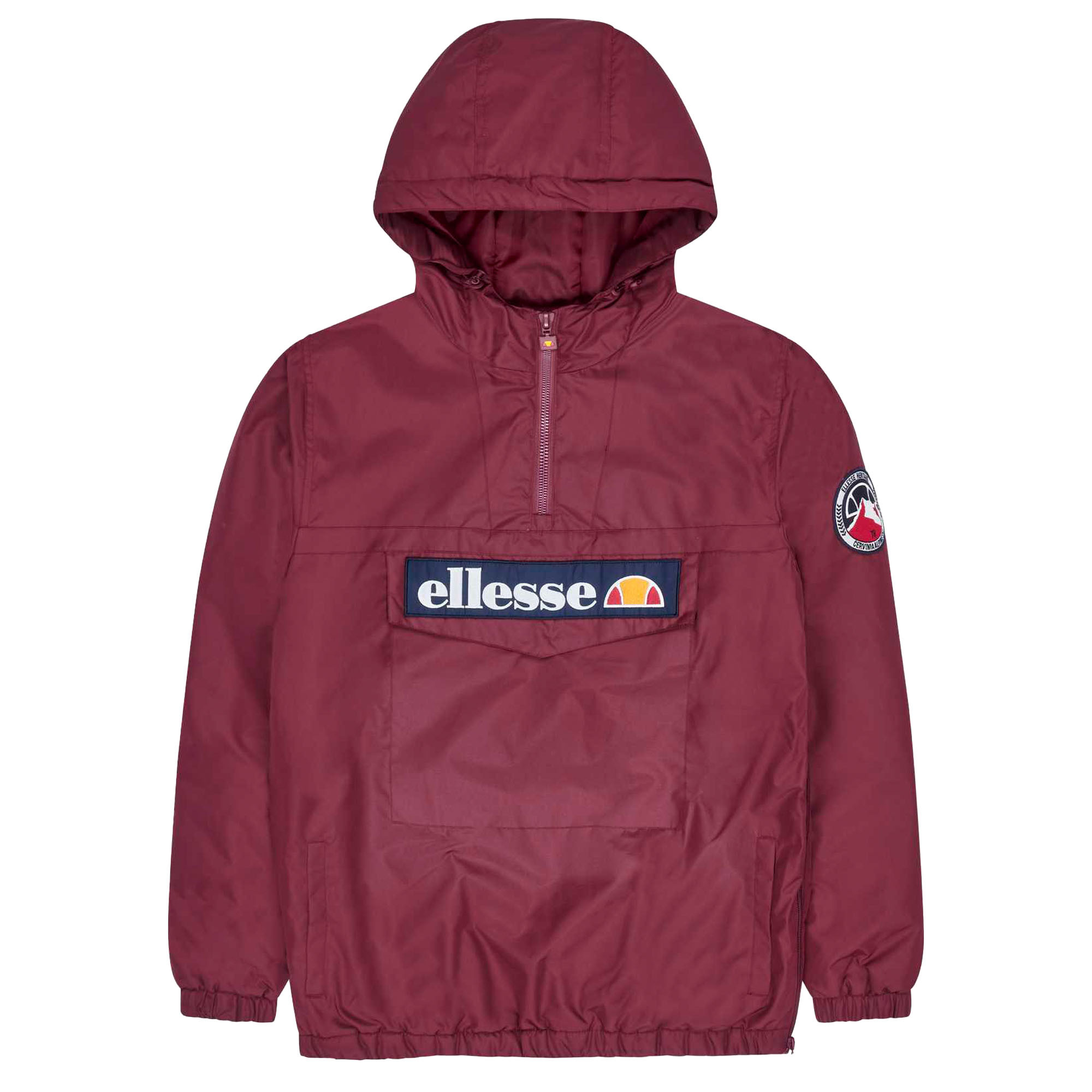ellesse chaqueta hombre -MONTERINI cortaviento, capucha, cremallera, logo, color liso MONTERINI OH