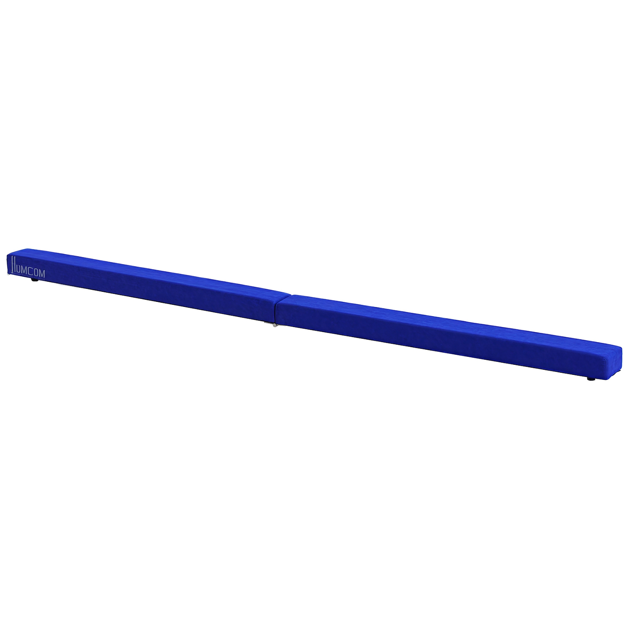 HOMCOM Barra de Equilibrio Gimnasia Plegable 210 cm Barra de Gimnasia Artística Viga de Equilibrio para Niños Principiantes y Gimnastas Profesionales para Entrenamiento en Casa Azul