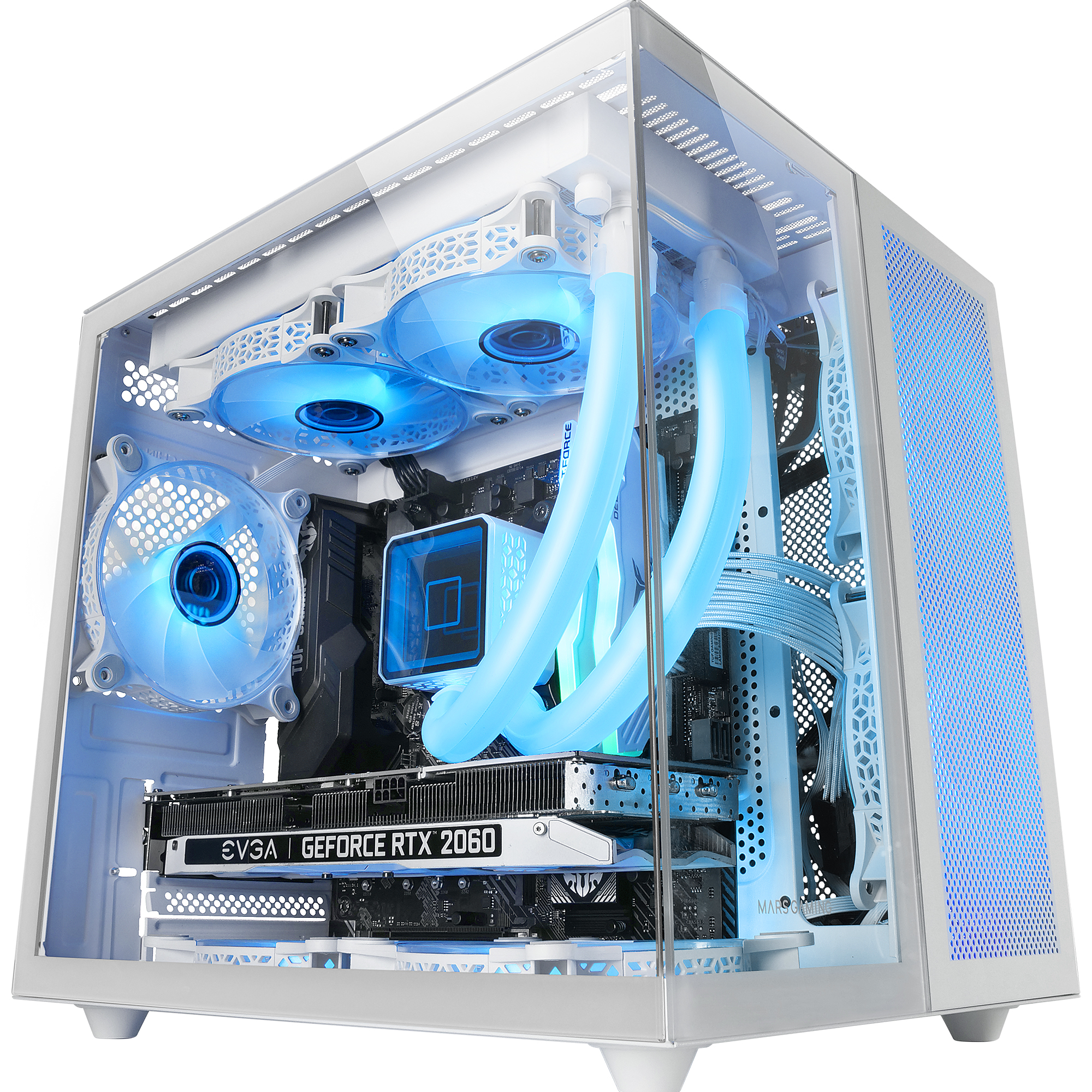 Mars Gaming MC-NOVAM, Caja Compacta Custom MicroATX, Doble Ventana Cristal Templado Continuo, Estructura Modular Doble Cámara, Rejilla Frontal, Soporte Refrigeración Líquida, Conector USB-C, Caja PC Negro o Blanco