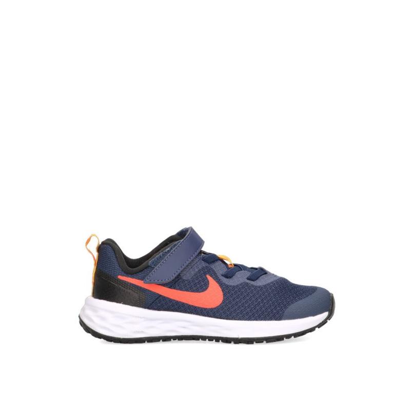 Zapatillas Running Nike - Niño - Suela Plana - Modelo Dd1095 - Color Marino