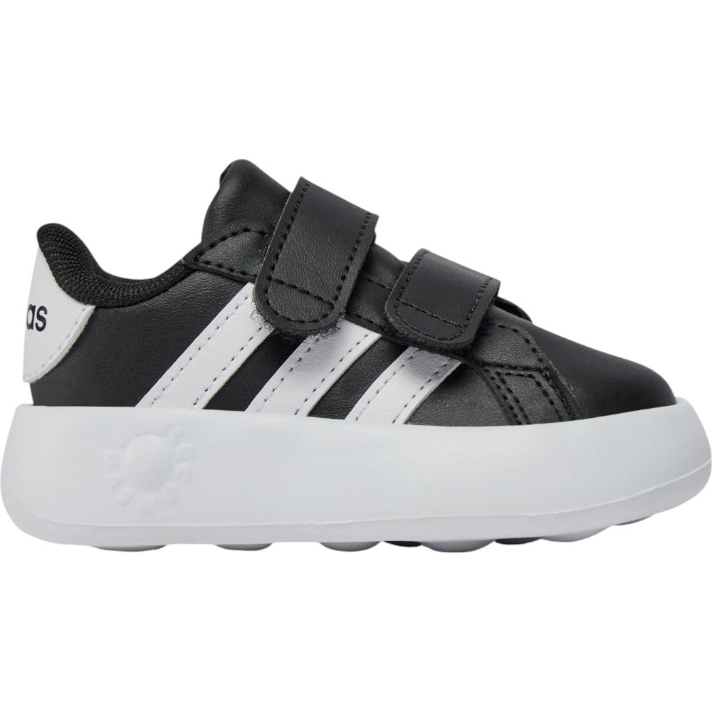 Zapatillas Adidas Grand Court 2.0 Cf I Negro Blancas Id5272 Casual Niño