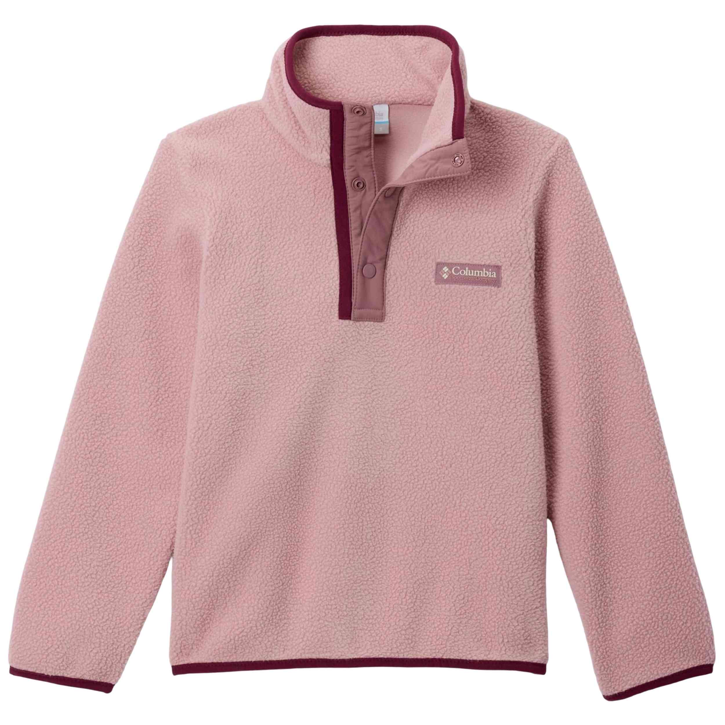 Chaqueta Columbia modelo Forro polar Columbia Helvetia II Half Snap rosa violeta infantil para Mujer en color Rosa