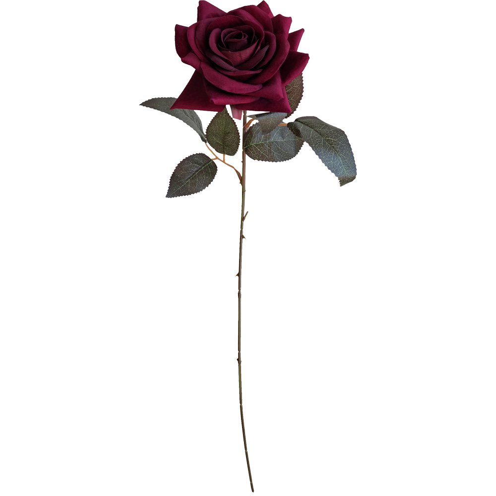 Poenia Arte Floral - Varas de Rosa Artificial 63cm - Pack de 3 - Decoración Floral