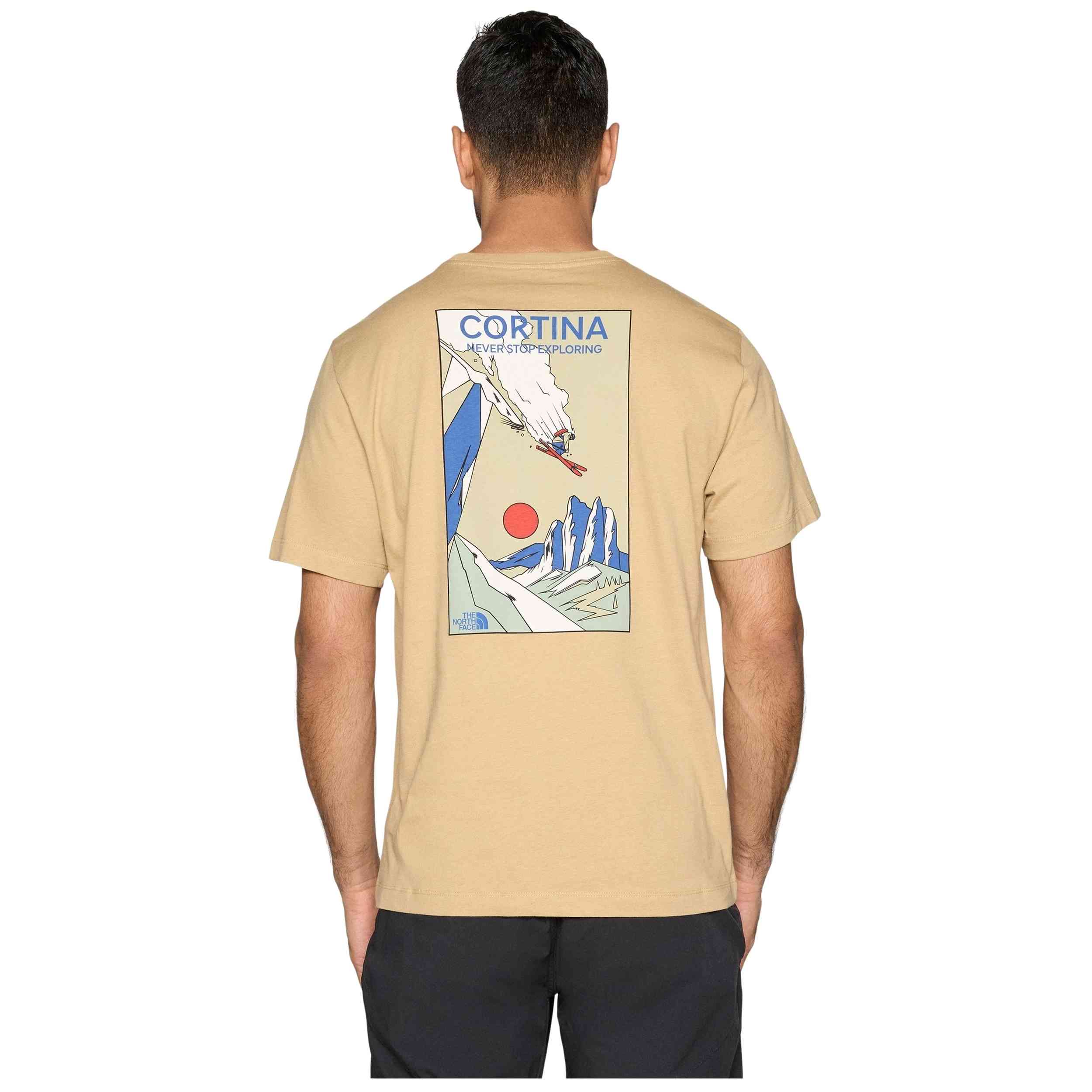 Camiseta De Manga Corta The North Face para Hombre en color Beige