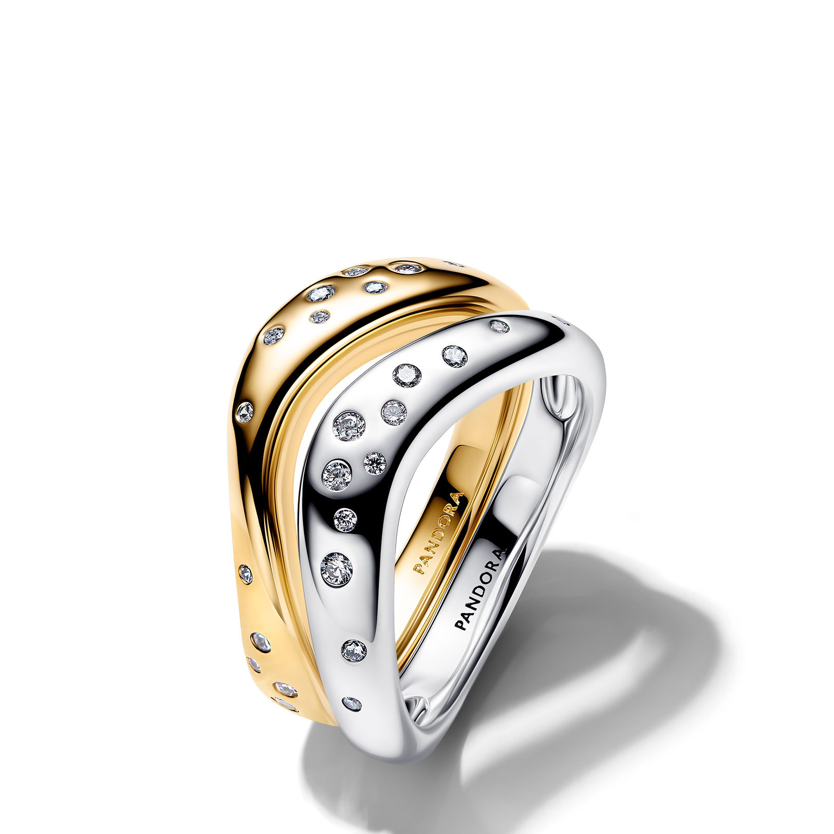 Pandora Anillo divisible en plata de ley 164674C01 , para Mujer