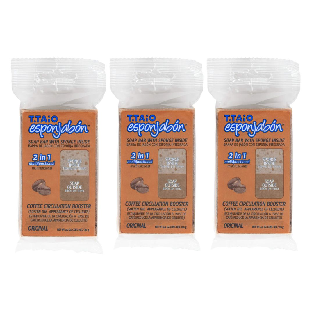 Pack de 3 EsponJabón: Esponja + Jabón 2 en 1  - 120gr