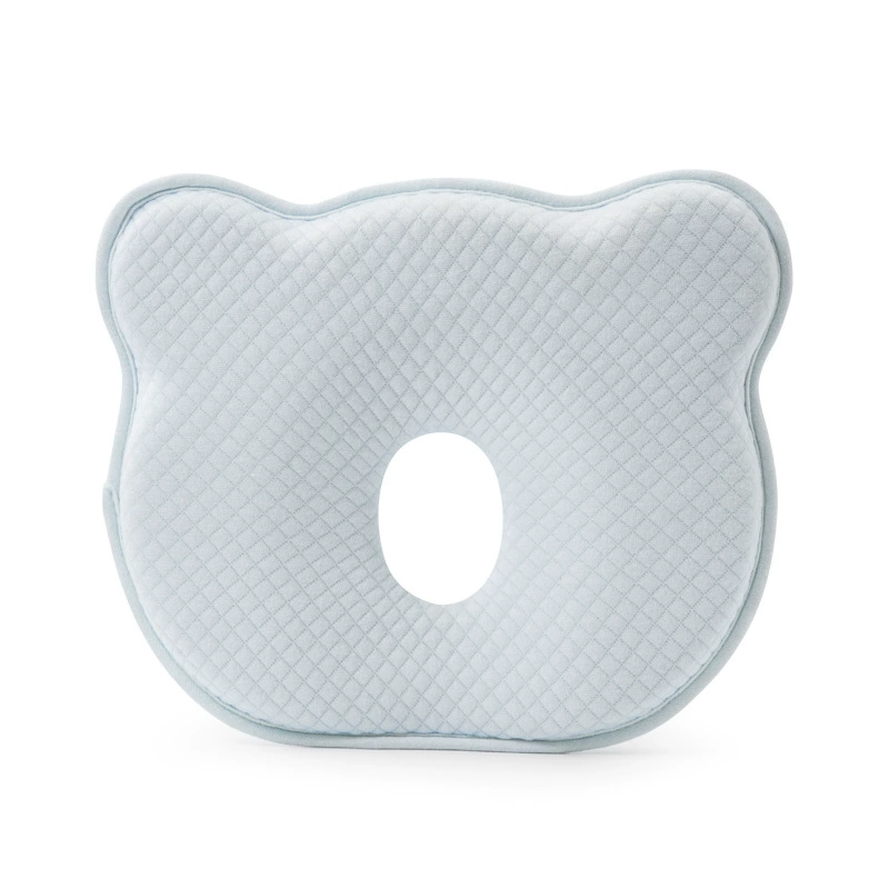 TK Almohada para bebé, viscoelástico, almohada para bebé, antiplagiocephaly, adecuada para recién nacidos de 0 a 12 meses, color rosa