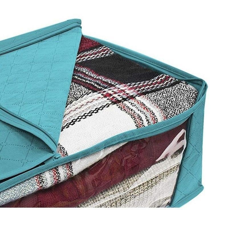 TK Bolsa Plegable De Almacenamiento Para Ropa Y Juguetes Organizador De Algodón No Tejido Para Hogar Cubiertas Y Fundas
