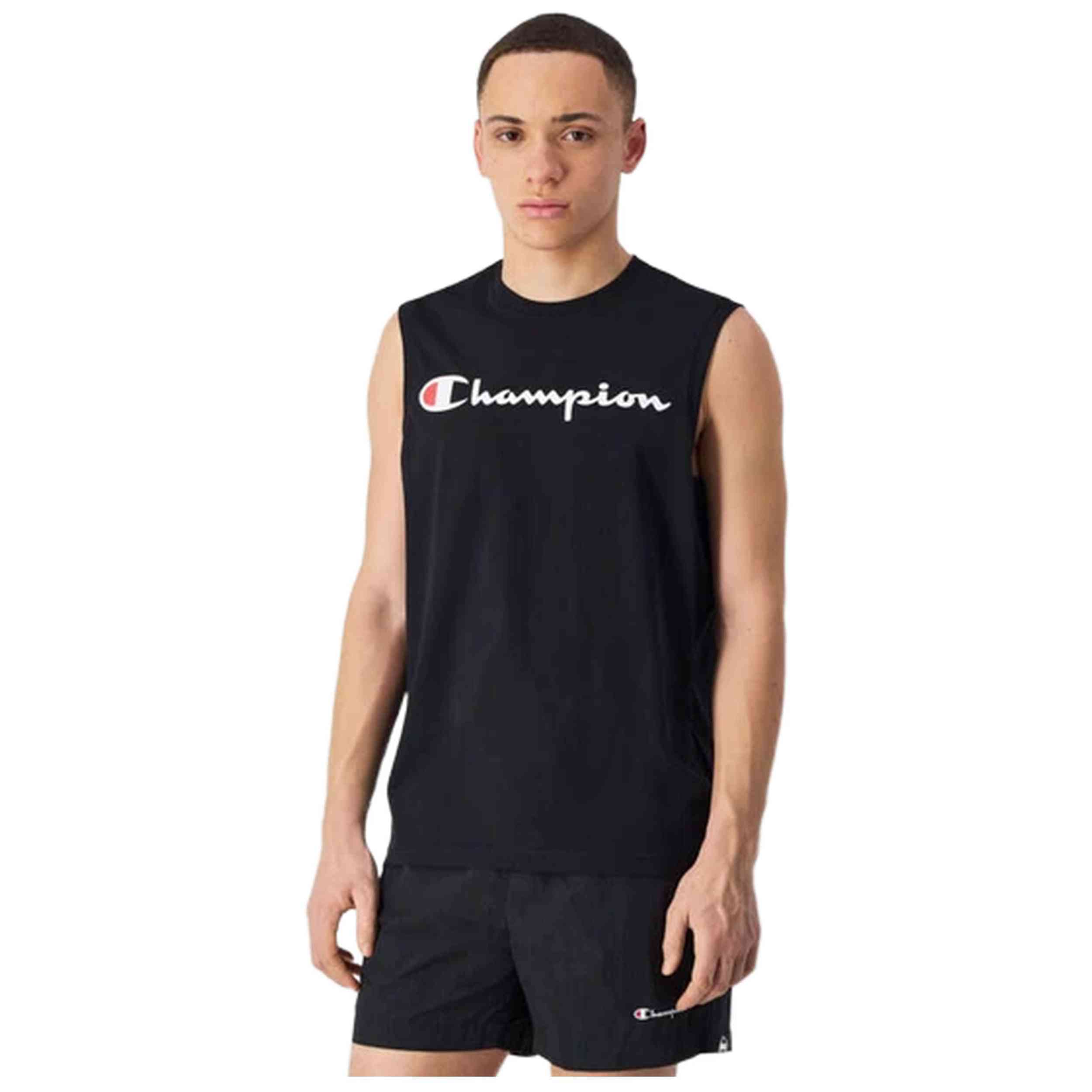 Camisetas De Tirantes Champion para Hombre en color Negro