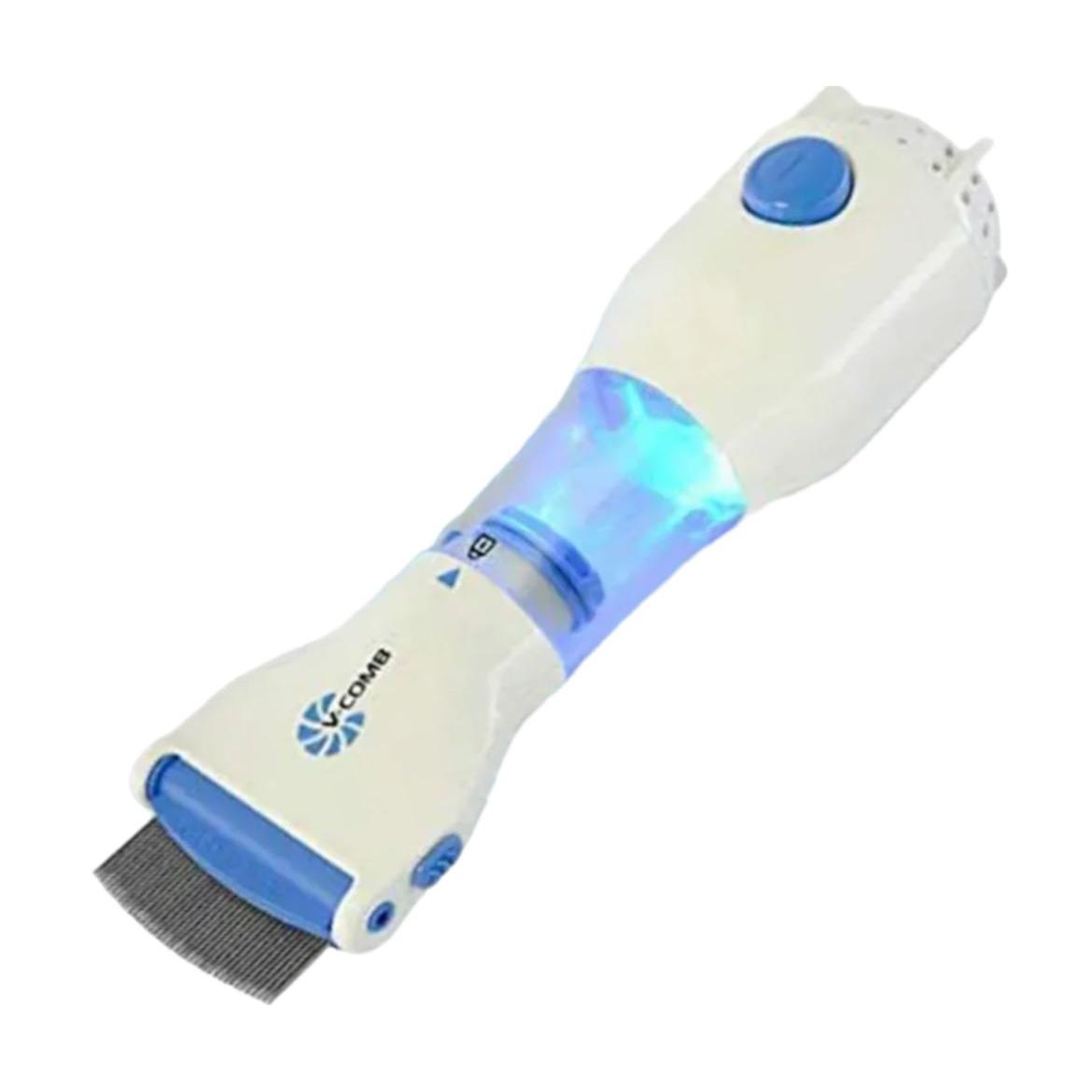 ZVD Peine Eléctrico Anti-Piojos with Iluminado Filter-Remove Piojos y Liendres with Dientes de Maple Inoxidable para Peinado Suave y Eficaz