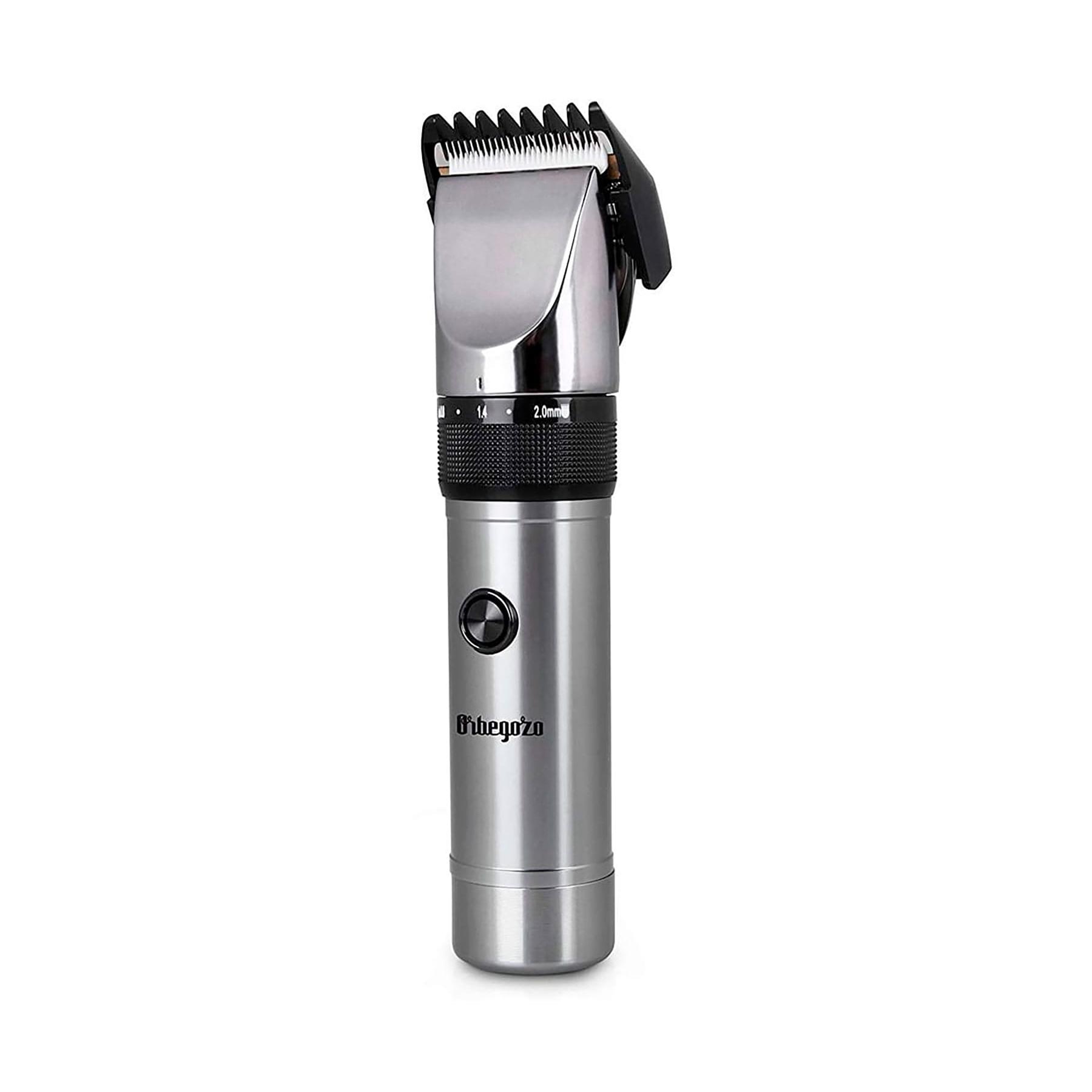 Orbegozo - Recortadora barba y cuerpo profesional CTP2500 con cuchillas cerámicas autolimpiantes y recubrimiento de titanio, 4 peines guía y selector preciso de longitud (0,8–2,0 mm)