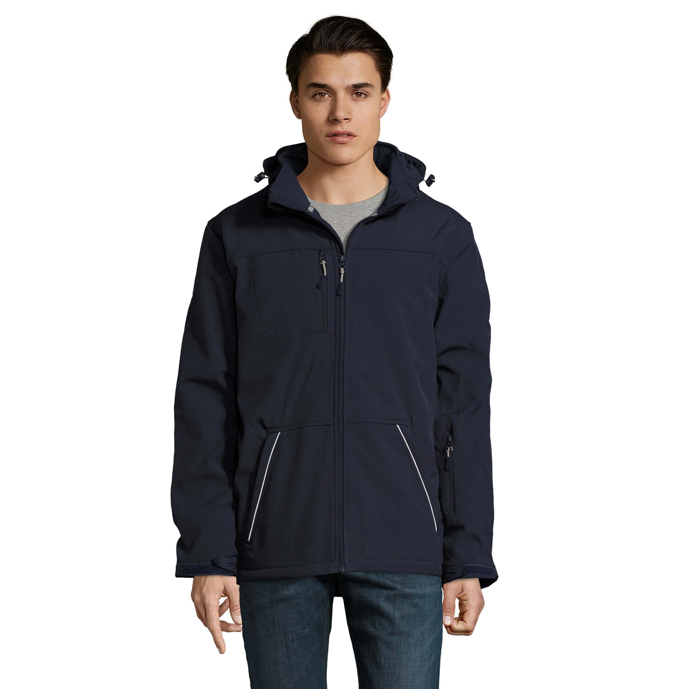 Sols - Chaqueta Térmica para Hombre, Softshell de 3 Capas, Exterior de Poliéster y Elastano, Forro de Tafetán, Ideal para Invierno y Actividades al Aire Libre