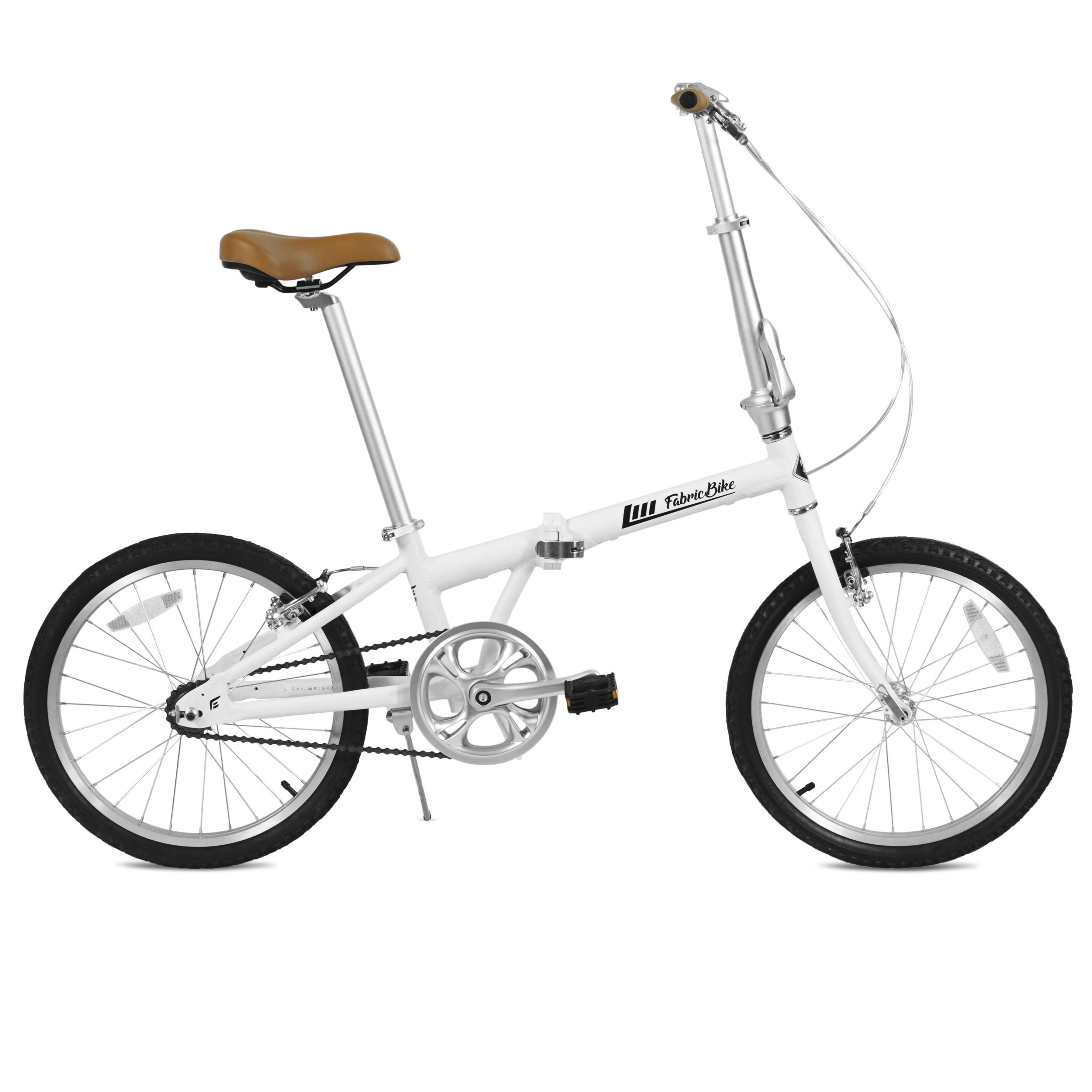 FabricBike Folding - Bicicleta Plegable Cuadro Aluminio Ruedas 20" , 5 Colores