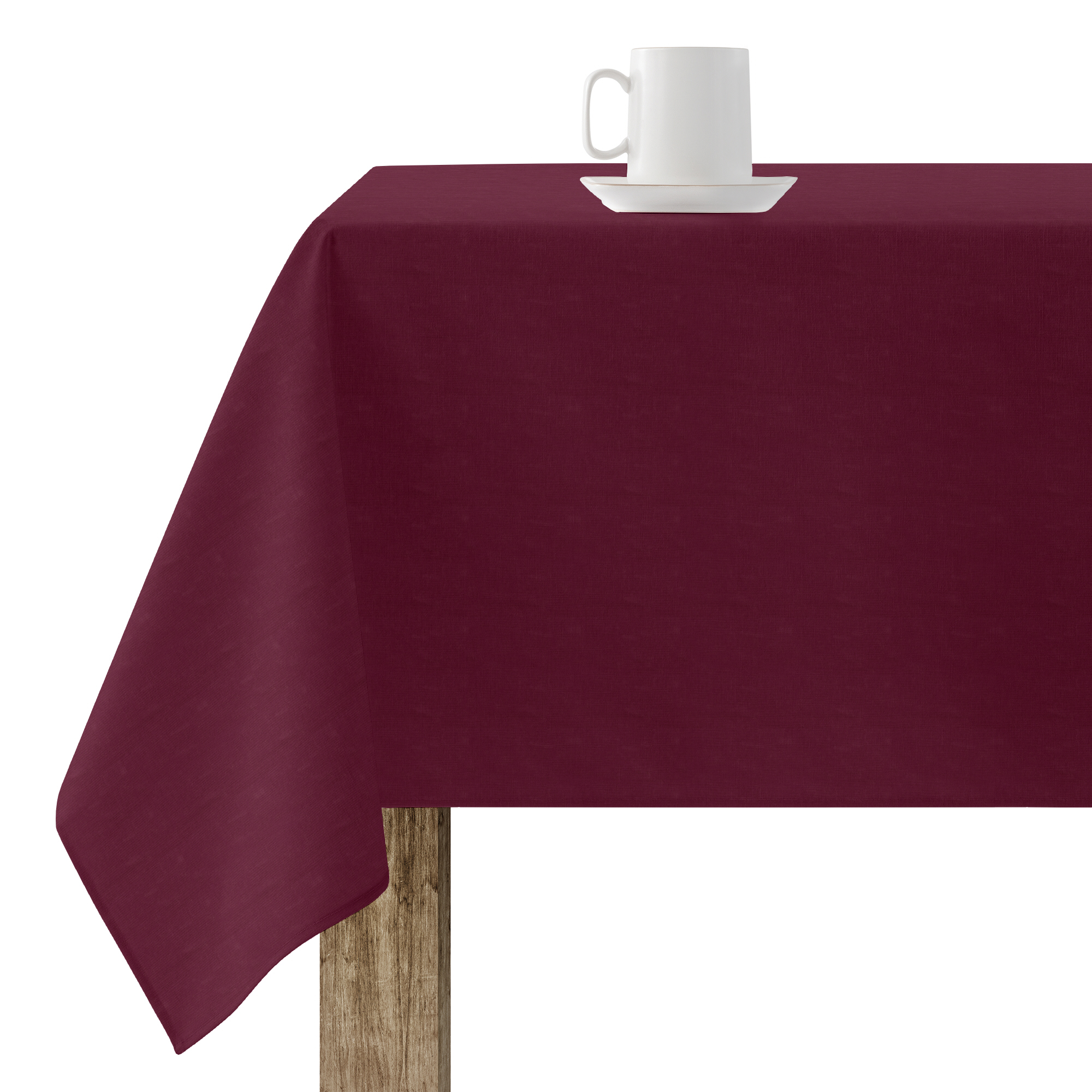 Mantel BL Belum Resinado Antimanchas Liso Lino 101 para Mesas Cuadradas, Rectangulares y Ovaladas